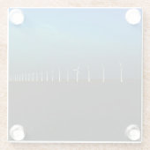 ウィンドファームの人工衛星 ガラスコースター (裏面)