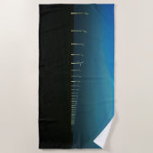 ウィンドファームbtcna ビーチタオル (正面)