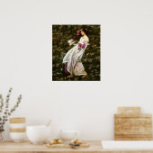 ウィンドフラワーズウォーターハウスフラク絵画タル ポスター (キッチン)