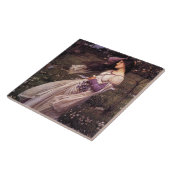 ウィンドフラワーズバイジョン・ウィリアム・ウォーターハウス， 1902 タイル (側面)