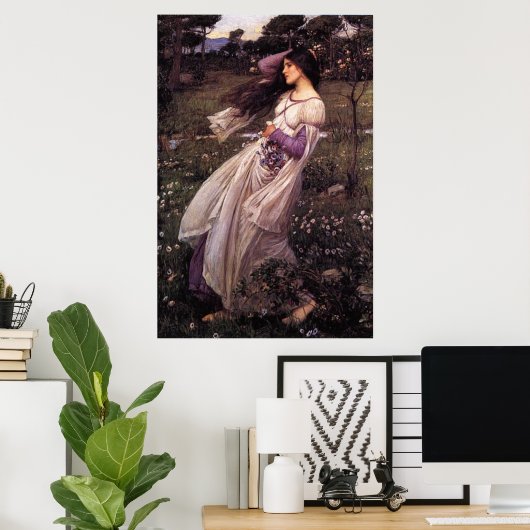 ウィンドフラワーズバイジョン・ウィリアム・ウォーターハウス, 1902 ポスター (ホームオフィス)