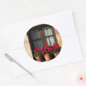 ウィンドフラワーポットin village ラウンドシール (封筒)