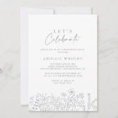 ウィンドフラワー祝のニュートラルパーティー 招待状 (正面)