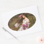 ウィンドフラワー 楕円形シール (封筒)