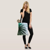 ウィンドブロンパームツリートロピカルシック トートバッグ (モデル)