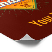 ウィンドホークナミビアレトロゾウヴィンテージアフリカ ポスター (角)