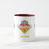 ウィンドホークナミビアレトロゾウヴィンテージアフリカ マグカップ (中央)