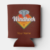 ウィンドホークナミビアレトロゾウヴィンテージアフリカ 缶クーラー (裏面)