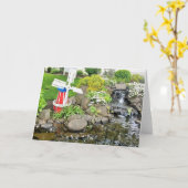 ウィンドミルガーデンデコール カード (黄色い花)