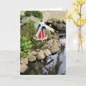 ウィンドミルガーデンデコール カード (黄色い花)