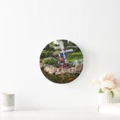 ウィンドミルガーデンデコール ラウンド壁時計 (ホーム)