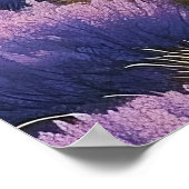 ウィンドミルパープルランドスケープアートプリントポスターのウォールアート ポスター (角)