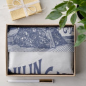 ウィンドミルフランスのブルータイポグラフィデカップオールド文字 薄葉紙 (ギフト)