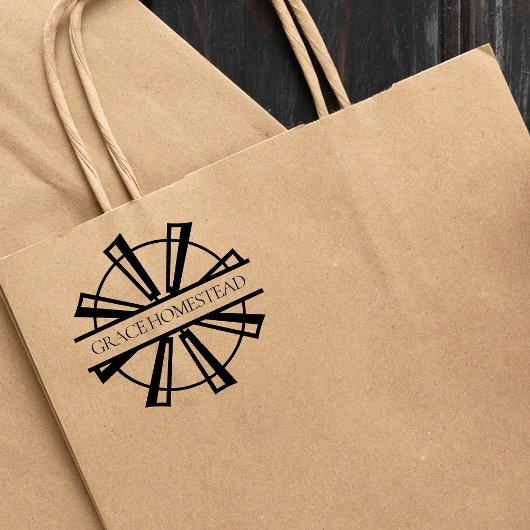 ウィンドミルホームステッド農家市場の名前の追加 ラバースタンプ