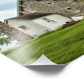 ウィンドミルポイントライトハウスシャンプレーン湖VT写真 フォトプリント            (角)