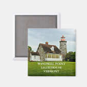 ウィンドミルポイントライトハウスバーモントマグネット マグネット (正面/裏面)