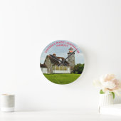 ウィンドミルポイントライトハウスバーモントラウンドウォールクロック ラウンド壁時計 (ホーム)