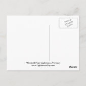 ウィンドミルポイントライトハウスバーモント葉書 ポストカード (裏面)