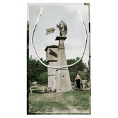 ウィンドミルルーラルファーム1890のカラスプラッシュ水色 スモールペーパーバッグ (裏面)