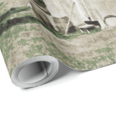 ウィンドミルルーラルファーム1890のカラスプラッシュ水色 ラッピングペーパー (ロールコーナー)