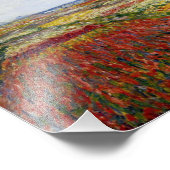 ウィンドミル付きチューリップのモネフィールドプリント フォトプリント            (角)