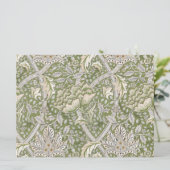 ウィンドラッシュ模様（William Morris著） カード (スタンド正面)