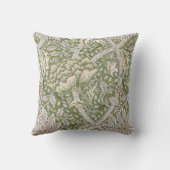 ウィンドラッシュ模様（William Morris著） クッション (裏面)