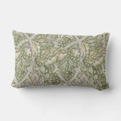 ウィンドラッシュ模様(William Morris著) ランバークッション (裏面)