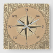 ウィンドロセ時計 スクエア壁時計 (正面)