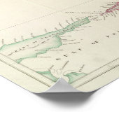 ウィンドワード諸島地図 ポスター (角)
