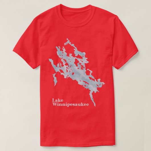 ウィンニペサーキー湖3 Tシャツ (デザイン正面)
