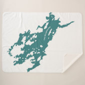 ウィンニペソーキーダウアイランドブランケット シェルパブランケット (正面(横))