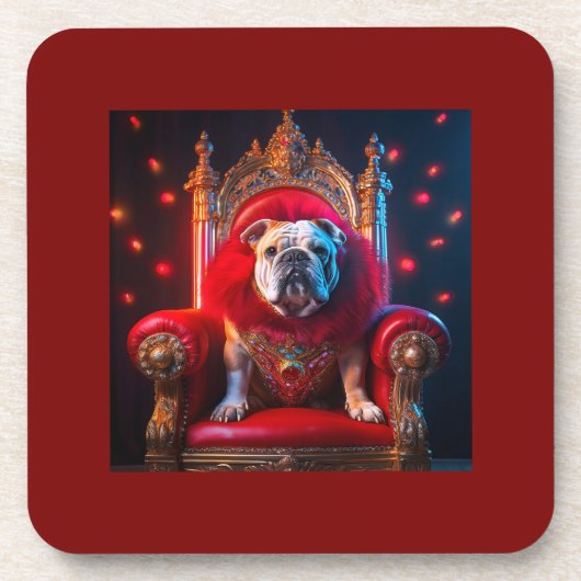 ウィンニー王は座に座った コースター (正面)