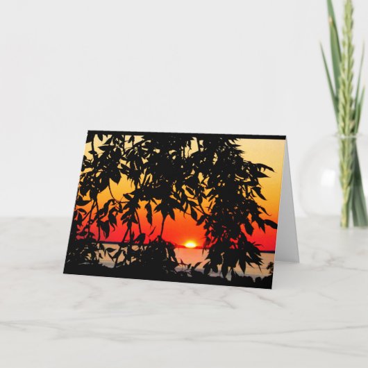 ウィンネバゴサンセット考えズ・オブ・ユー カード (正面)