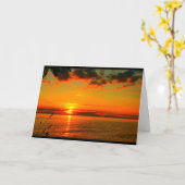 ウィンネバゴサンセット考えズ・オブ・ユー カード (黄色い花)