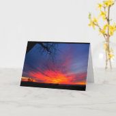 ウィンネバゴサンセット考えズ・オブ・ユー カード (黄色い花)