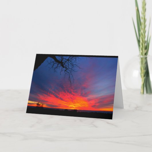 ウィンネバゴサンセット考えズ・オブ・ユー カード (正面)