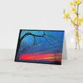 ウィンネバゴサンセット考えズ・オブ・ユー カード (黄色い花)