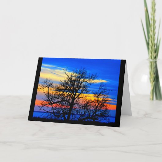 ウィンネバゴサンセット考えズ・オブ・ユー カード (正面)