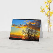 ウィンネバゴサンセット考えズ・オブ・ユー カード (黄色い花)