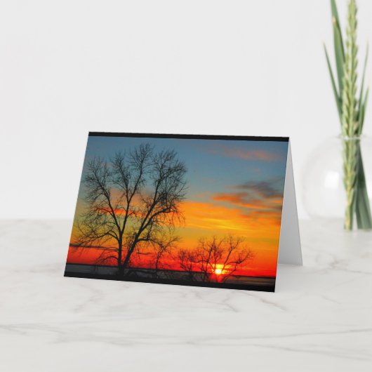 ウィンネバゴサンセット考えズ・オブ・ユー カード (正面)