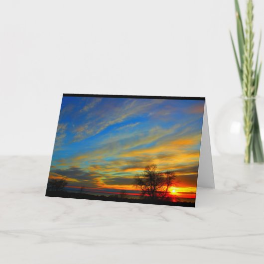 ウィンネバゴサンセット考えズ・オブ・ユー カード (正面)