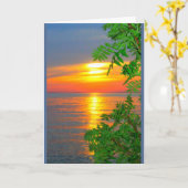 ウィンネバゴサンセット考えズ・オブ・ユー カード (黄色い花)