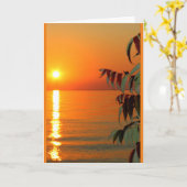 ウィンネバゴサンセット考えズ・オブ・ユー カード (黄色い花)