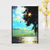 ウィンネバゴサンセット考えズ・オブ・ユー カード (黄色い花)