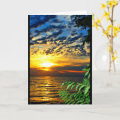 ウィンネバゴサンセット考えズ・オブ・ユー カード (黄色い花)
