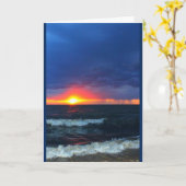 ウィンネバゴサンセット考えズ・オブ・ユー カード (黄色い花)