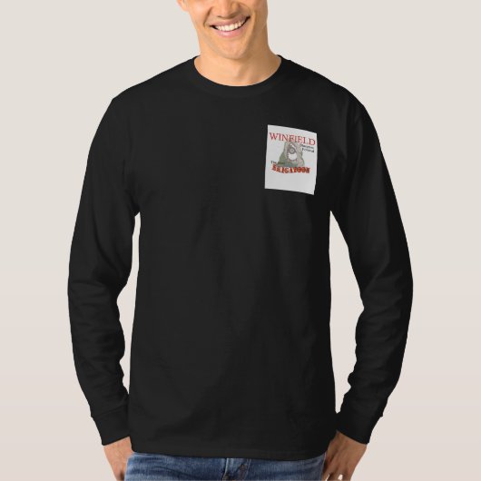 ウィンフィールドはBrigadoonです Tシャツ (正面)