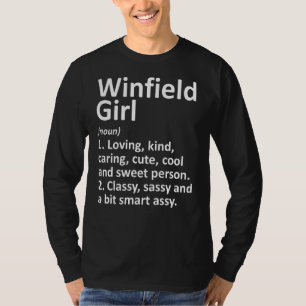 ウィンフィールドガールアルアラバマおもしろいシティホームルーツ Tシャツ