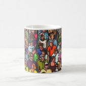 ウィンブルドンのテニスファン コーヒーマグカップ (中央)